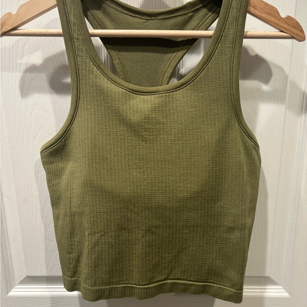 Lululemon Ebb to Street Bronze Green